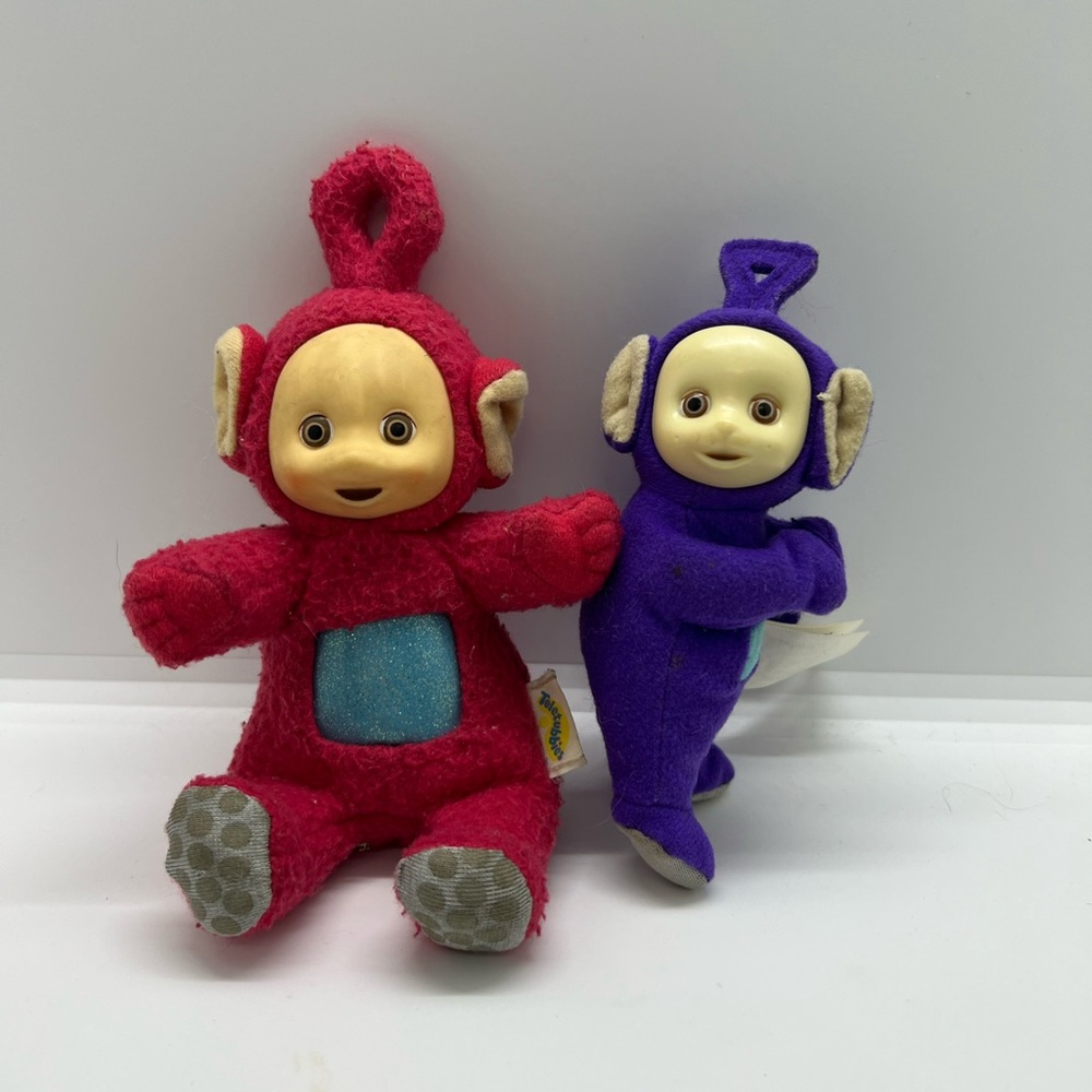 Vintage Teletubbies Plush X 2 1 With Clip
